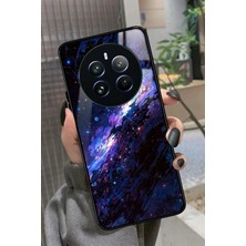 Snacase Realme 12 Uyumlu Soyut Sanat Tasarımlı Parlak Silikon Kılıf