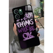 Snacase Oppo Reno 14F Uyumlu Will Be Ok Yazılı Parlak Silikon Kılıf