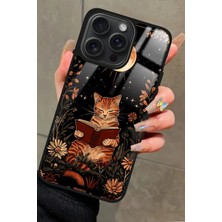 Snacase  Apple iPhone 15 Pro Max Uyumlu Kedi Tasarımlı Parlak Silikon Kılıf