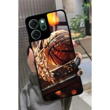 Snacase Oppo Reno 14F Uyumlu Basketbol Tasarımlı Parlak Silikon Kılıf