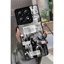 Snacase  Xiaomi Mi 14T Pro Uyumlu Love Tasarımlı Parlak Silikon Kılıf