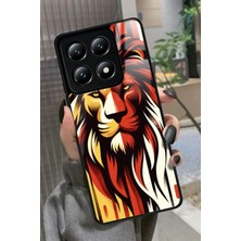 Snacase  Xiaomi Mi 14T Pro Uyumlu Aslan Tasarımlı Parlak Silikon Kılıf