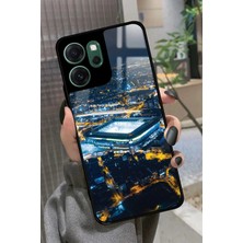 Snacase Oppo Reno 14F Uyumlu Stadyum Tasarımlı Parlak Silikon Kılıf