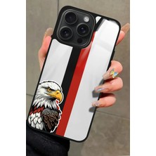 Snacase  Apple iPhone 14 Pro Max Uyumlu Kartal Tasarımlı Parlak Silikon Kılıf