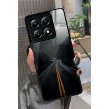 Snacase  Xiaomi Mi 14T Pro Uyumlu Yol Tasarımlı Parlak Silikon Kılıf