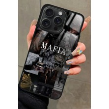 Snacase  Apple iPhone 15 Pro Max Uyumlu Mafia Tasarımlı Parlak Silikon Kılıf
