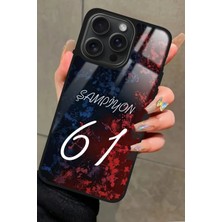 Snacase  Apple iPhone 14 Pro Max Uyumlu Şampiyon 61 Yazılı Glossy Silikon Kılıf