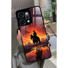 Snacase Oppo Reno 14 Pro Uyumlu Rdr2 Tasarımlı Parlak Silikon Kılıf