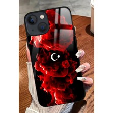 Snacase  Apple iPhone 13 Uyumlu Türk Bayrağı Tasarımlı Glossy Silikon Kılıf