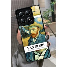Snacase  Xiaomi Mi 14T Pro Uyumlu Van Gogh Tasarımlı Parlak Silikon Kılıf