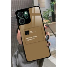 Snacase Oppo Reno 14F Uyumlu Müslüm Gürses Şarkı Sözü Tasarımlı Parlak Silikon Kılıf