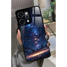 Snacase Oppo Reno 14 Pro Uyumlu Soyut Sanat Tasarımlı Parlak Silikon Kılıf