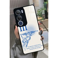 Snacase  Vivo Y19S Uyumlu 111 Yazılı Parlak Silikon Kılıf