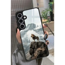 Snacase  Samsung Galaxy S24 Uyumlu Aslan Tasarımlı Parlak Silikon Kılıf