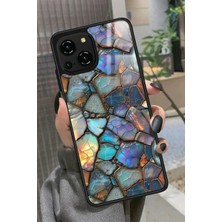 Snacase Reeder S23 Pro Max Uyumlu Renkli Taş Tasarımlı Parlak Silikon Kılıf