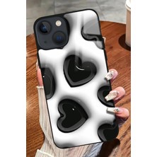 Snacase  Apple iPhone 14 Uyumlu Kalp Tasarımlı Glossy Silikon Kılıf