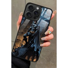 Snacase  Apple iPhone 16 Pro Max Uyumlu Batman Tasarımlı Parlak Silikon Kılıf