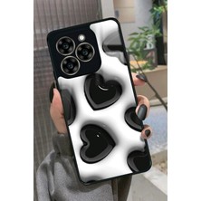 Snacase Reeder S919 Uyumlu Kalp Tasarımlı Parlak Silikon Kılıf