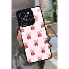 Snacase Reeder S919 Uyumlu Kiraz Tasarımlı Parlak Silikon Kılıf