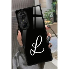 Snacase Reeder S19 Max Pro S Edge Uyumlu L Harfi Yazılı Parlak Silikon Kılıf