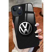 Snacase  Apple iPhone 14 Uyumlu Araba Logosu Tasarımlı Parlak Silikon Kılıf