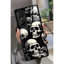 Snacase Reeder S19 Max Pro S Edge Uyumlu Kurukafa Tasarımlı Parlak Silikon Kılıf