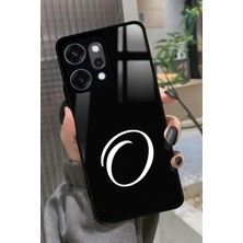 Snacase Oppo Reno 14 Pro Uyumlu O Harfi Yazılı Parlak Silikon Kılıf