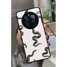 Snacase Realme 12 Uyumlu Yılan Tasarımlı Parlak Silikon Kılıf