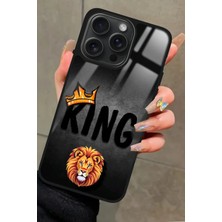 Snacase  Apple iPhone 14 Pro Max Uyumlu Aslan - King Tasarımlı Parlak Silikon Kılıf