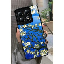 Snacase  Xiaomi Mi 14T Pro Uyumlu Van Gogh Mavi Ağaç Tablo Tasarımlı Parlak Silikon Kılıf
