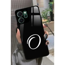 Snacase Oppo Reno 14F Uyumlu O Harfi Yazılı Parlak Silikon Kılıf