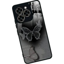 Snacase Reeder S919 Uyumlu Kelebek Tasarımlı Parlak Silikon Kılıf