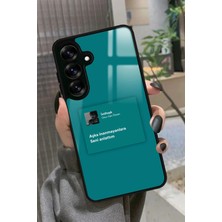 Snacase  Samsung Galaxy S25 Uyumlu Şarkı Sözü Tasarımlı Parlak Silikon Kılıf