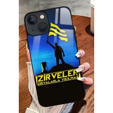 Snacase  Apple iPhone 13 Uyumlu Taraftar Sözü Yazılı Parlak Silikon Kılıf