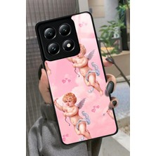 Snacase  Xiaomi Mi 14T Pro Uyumlu Melek Tasarımlı Parlak Silikon Kılıf
