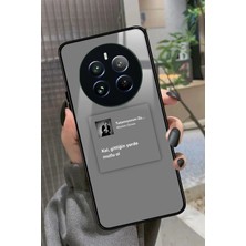 Snacase Realme 12 Uyumlu Müslüm Gürses Şarkı Sözü Tasarımlı Parlak Silikon Kılıf