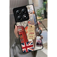 Snacase  Xiaomi Mi 14T Pro Uyumlu Travel Tasarımlı Parlak Silikon Kılıf