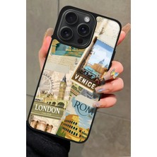 Snacase  Apple iPhone 14 Pro Max Uyumlu Travel Tasarımlı Parlak Silikon Kılıf