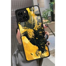 Snacase Reeder S23 Pro Max Uyumlu Kartal Tasarımlı Parlak Silikon Kılıf