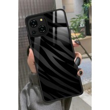 Snacase Reeder S23 Pro Max Uyumlu Zebra Tasarımlı Parlak Silikon Kılıf