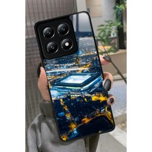 Snacase  Xiaomi Mi 14T Pro Uyumlu Stadyum Tasarımlı Parlak Silikon Kılıf