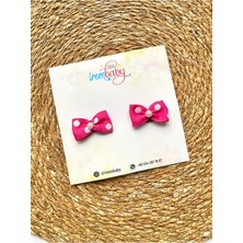 İrembaby 2'li Set Bebek - Çocuk Saçsız Bebek Tokası Seti Fiyonklu Toka Set