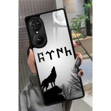 Snacase Reeder S19 Max Pro S Edge Uyumlu Bozkurt Tasarımlı Parlak Silikon Kılıf