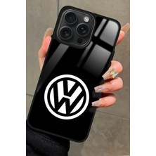 Snacase  Apple iPhone 15 Pro Uyumlu Araba Logosu Tasarımlı Parlak Silikon Kılıf