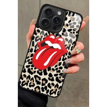 Snacase  Apple iPhone 15 Pro Uyumlu Dudak Tasarımlı Parlak Silikon Kılıf