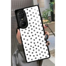 Snacase Reeder S19 Max Pro S Edge Uyumlu Siyah-Beyaz Kedi Patisi Tasarımlı Parlak Silikon Kılıf
