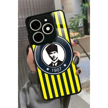 Snacase  Infınıx Smart 8 Pro Uyumlu Atatürk - 1907 Yazılı Parlak Silikon Kılıf