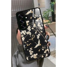 Snacase  Samsung Galaxy S25 Uyumlu Van Gogh Siyah Ağaç Tablosu Tasarımlı Parlak Silikon Kılıf