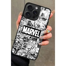 Snacase  Apple iPhone 16 Pro Max Uyumlu Marvel Tasarımlı Parlak Silikon Kılıf