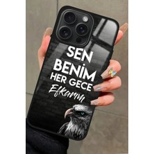 Snacase  Apple iPhone 14 Pro Max Uyumlu Taraftar Sözü Yazılı Parlak Silikon Kılıf